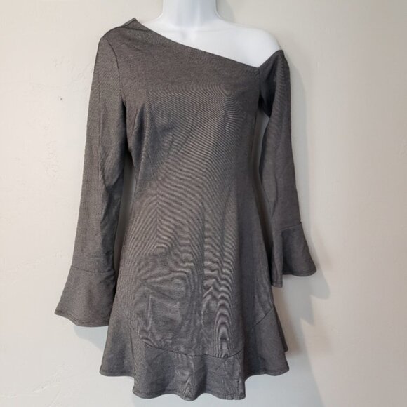 NWOT bobi BLACK Los Angeles Grey Mini Dress Gray S - Picture 1 of 5